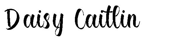 Daisy Caitlin字体