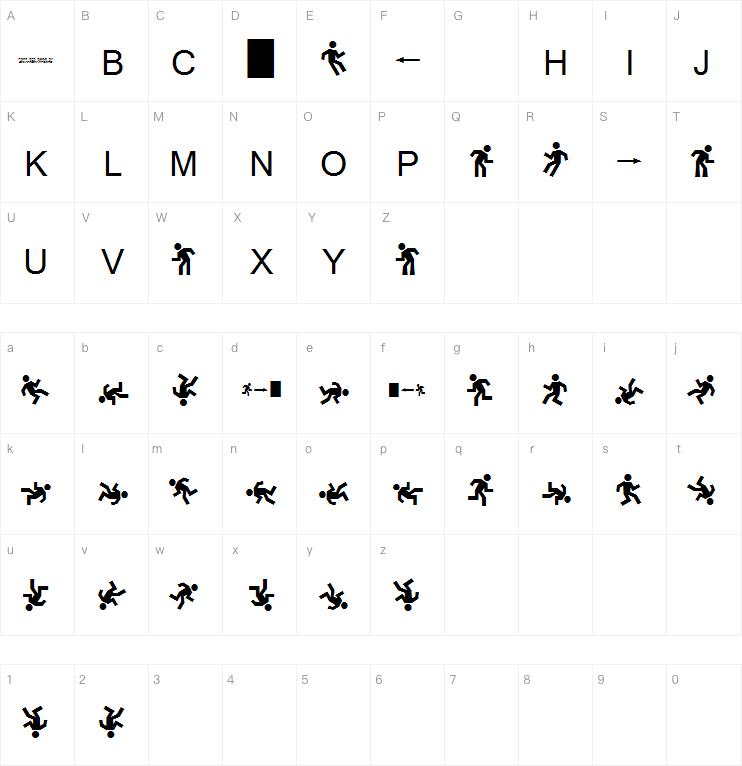 DanceFloor eXit字体