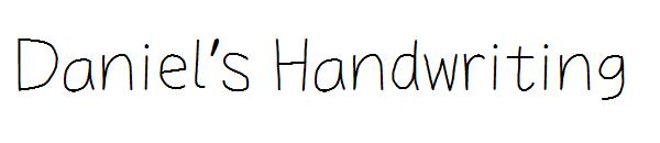 Daniel's Handwriting字体