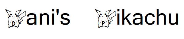 Dani's Pikachu字体