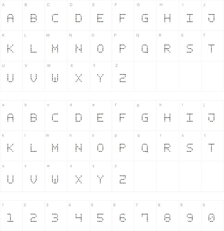 Dash Pixel-7字体