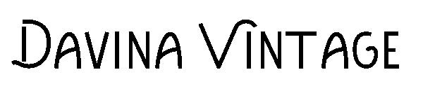 Davina Vintage字体