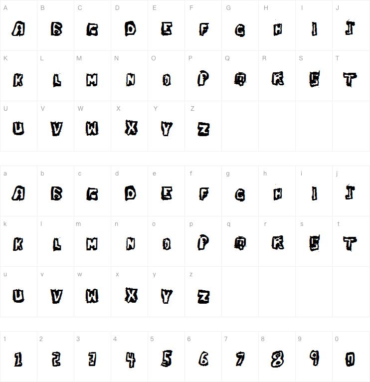 Dawg Box字体