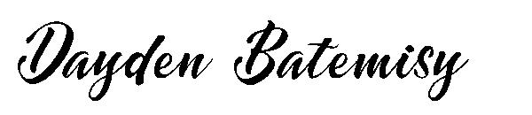 Dayden Batemisy字体