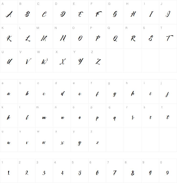 Dayden Batemisy字体