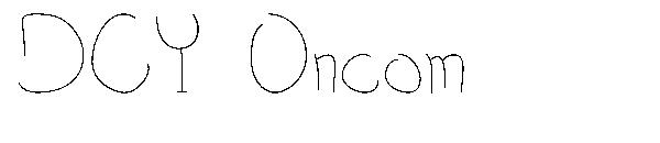 DCY Oncom字体