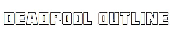 Deadpool Outline字体