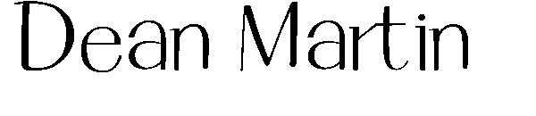 Dean Martin字体