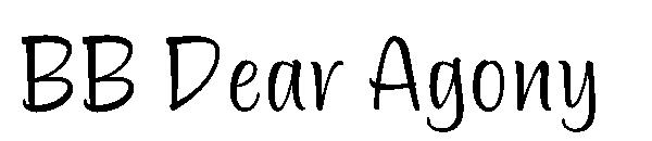 BB Dear Agony字体