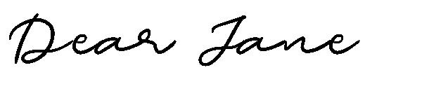 Dear Jane字体