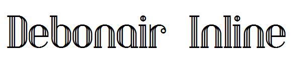 Debonair Inline字体
