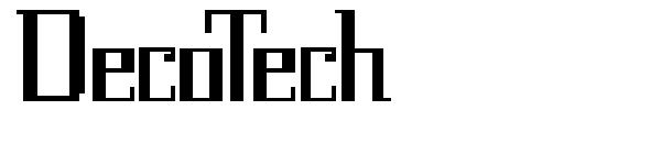 DecoTech字体