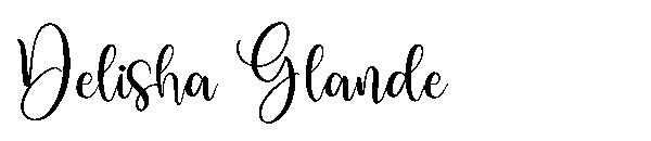 Delisha Glande字体