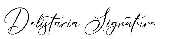 Delistaria Signature