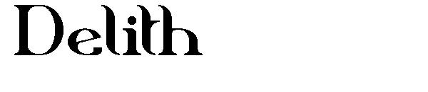 Delith字体
