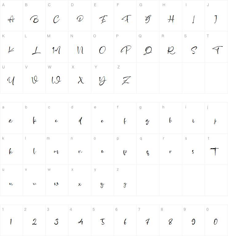 Delliga字体