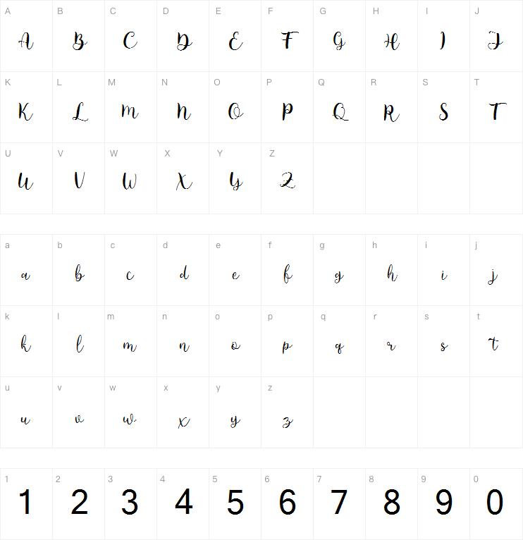 Anguela Script字体