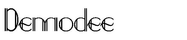 Demodee字体