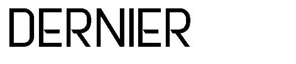 DERNIER字体