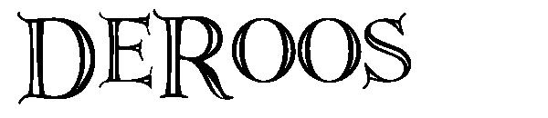 DeRoos字体