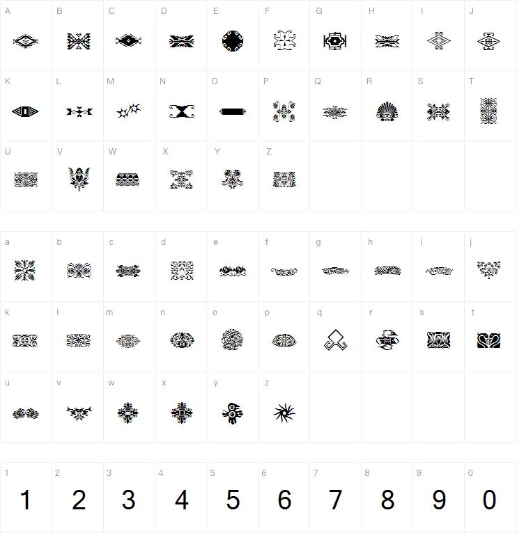 Designs Galore字体