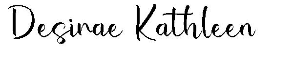 Desirae Kathleen字体