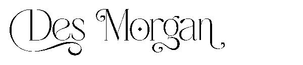Des Morgan字体