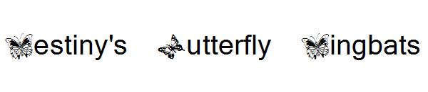 Destiny's Butterfly Dingbats字体