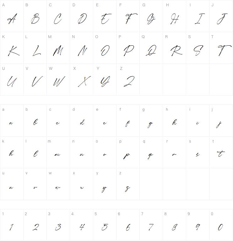 Destiny Signature字体