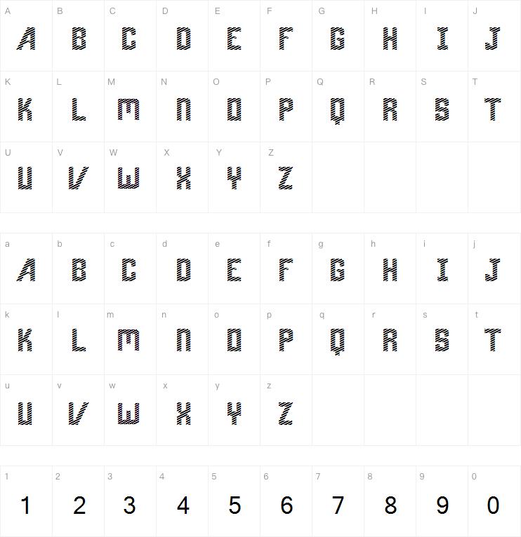 diagonalis字体