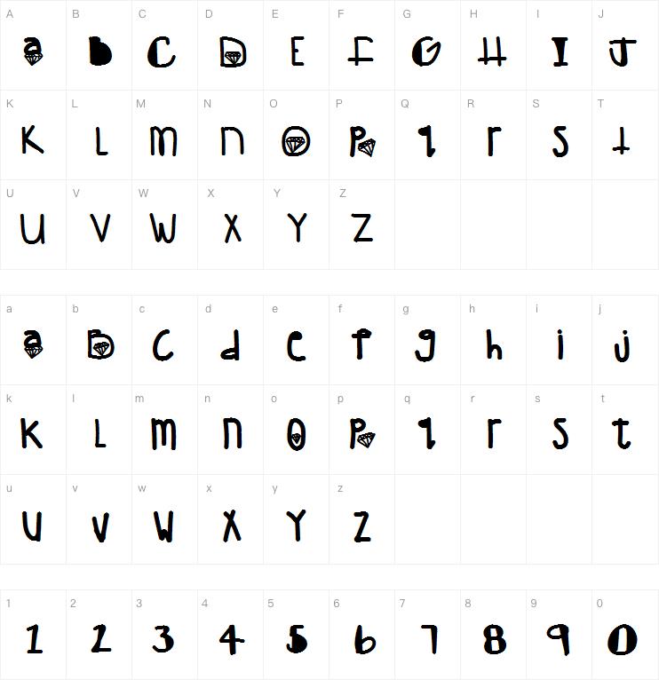 Diamondgirl字体