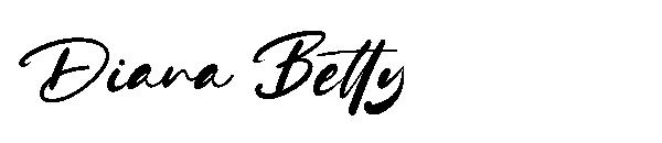 Diana Betty字体