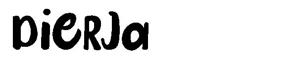 Dierja字体