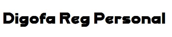 Digofa Reg Personal字体