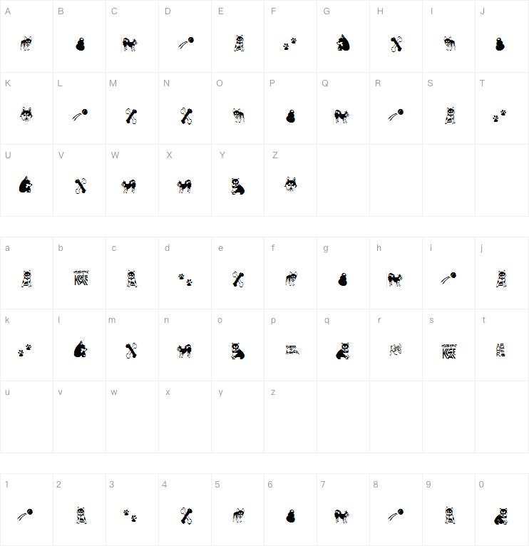 Dingbash字体