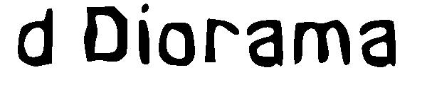 d Diorama字体