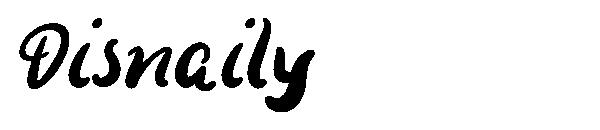 Disnaily字体