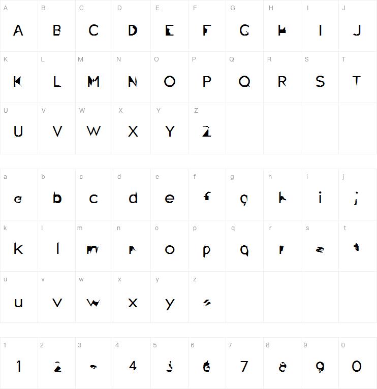 Distorted Sans字体