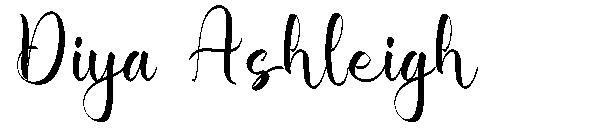 Diya Ashleigh字体