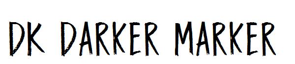 DK Darker Marker字体