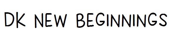 DK New Beginnings字体