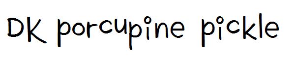 DK Porcupine Pickle字体