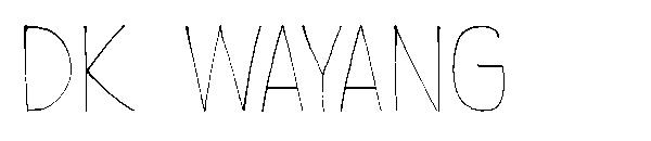 DK Wayang字体