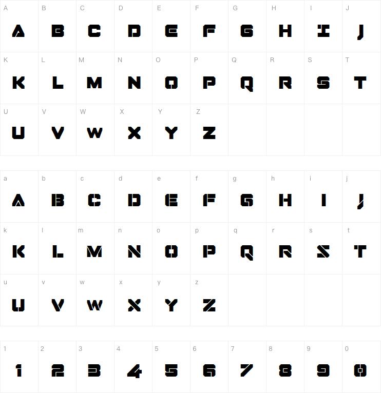 Domino Jack字体