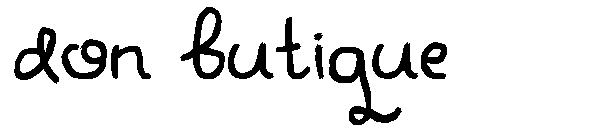 Don Butique字体