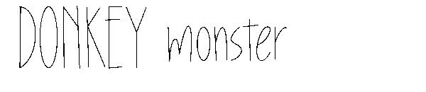Donkey Monster字体