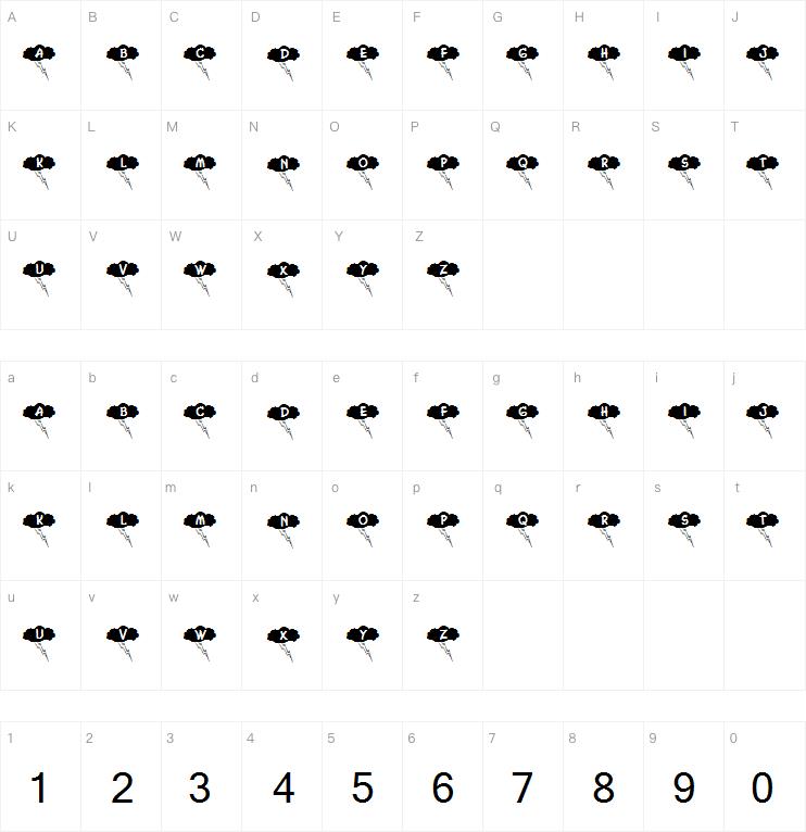 Donnerwetter字体