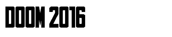 DOOM 2016字体
