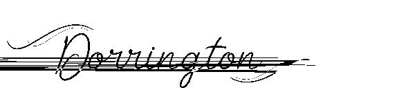 Dorrington字体