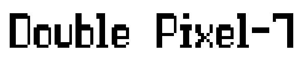 Double Pixel-7字体